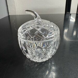 Galway crystal apple jar